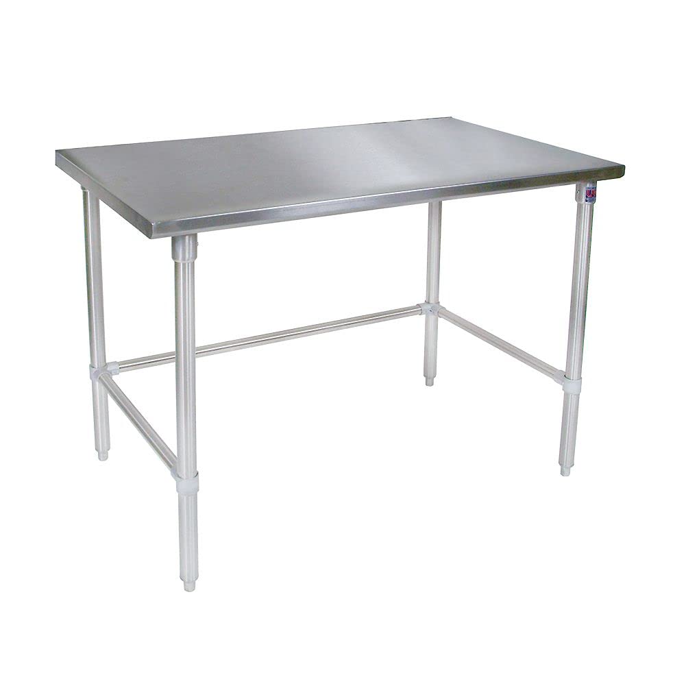 John Boos ST6-2496GBK ST6-2496GBK-X S/S 96" W x 24" D Work Table