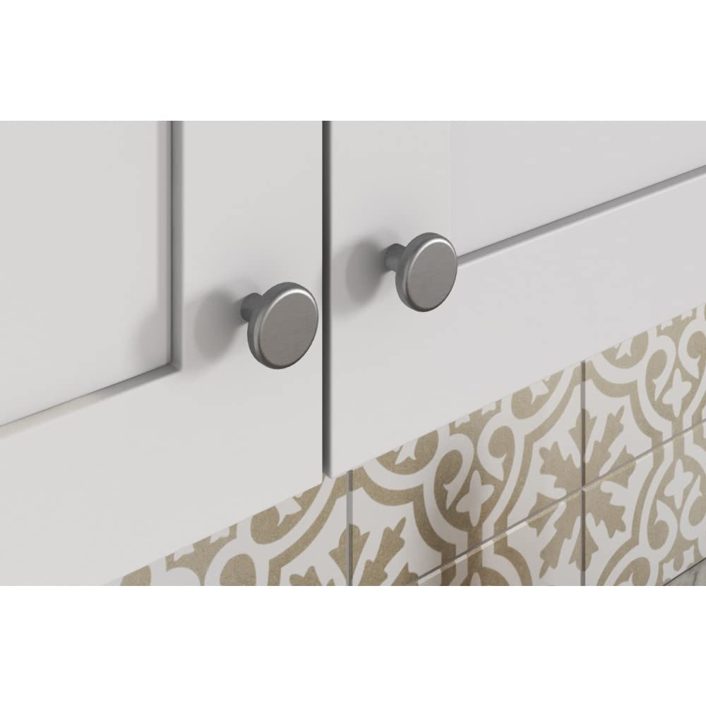 Elements 105BNBDL 1-1/4" Diameter Brushed Pewter Gibson Cabinet Knob