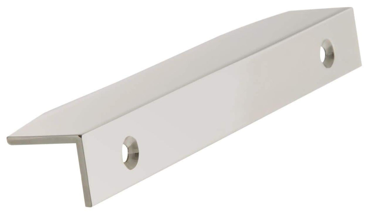 Amerock Cabinet Edge Pull Polished Chrome 4-3/16 inch (106 mm) Center to Center Aloft 1 Pack Drawer Pull Drawer Handle Cabinet Hardware