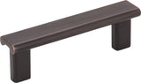 Elements 183-3DBAC 3" Center-to-Center Brushed Oil Rubbed Bronze Square Park Cabinet Pull
