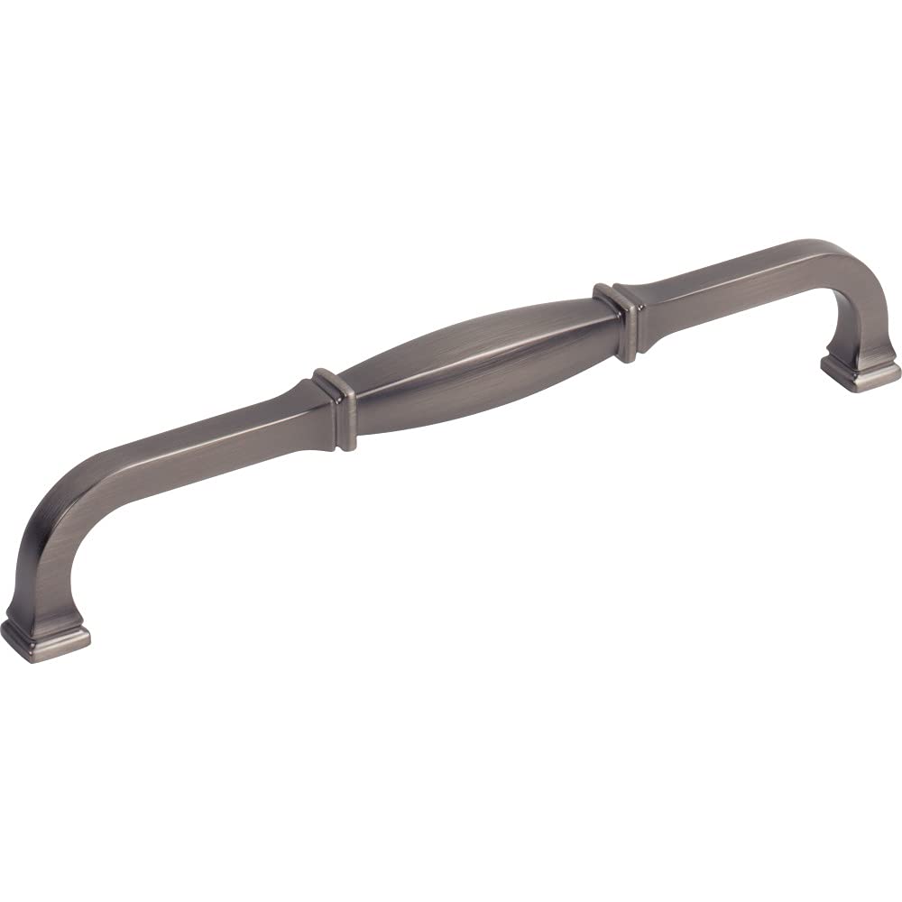 Jeffrey Alexander 278-192BNBDL 192 mm Center-to-Center Brushed Pewter Audrey Cabinet Pull
