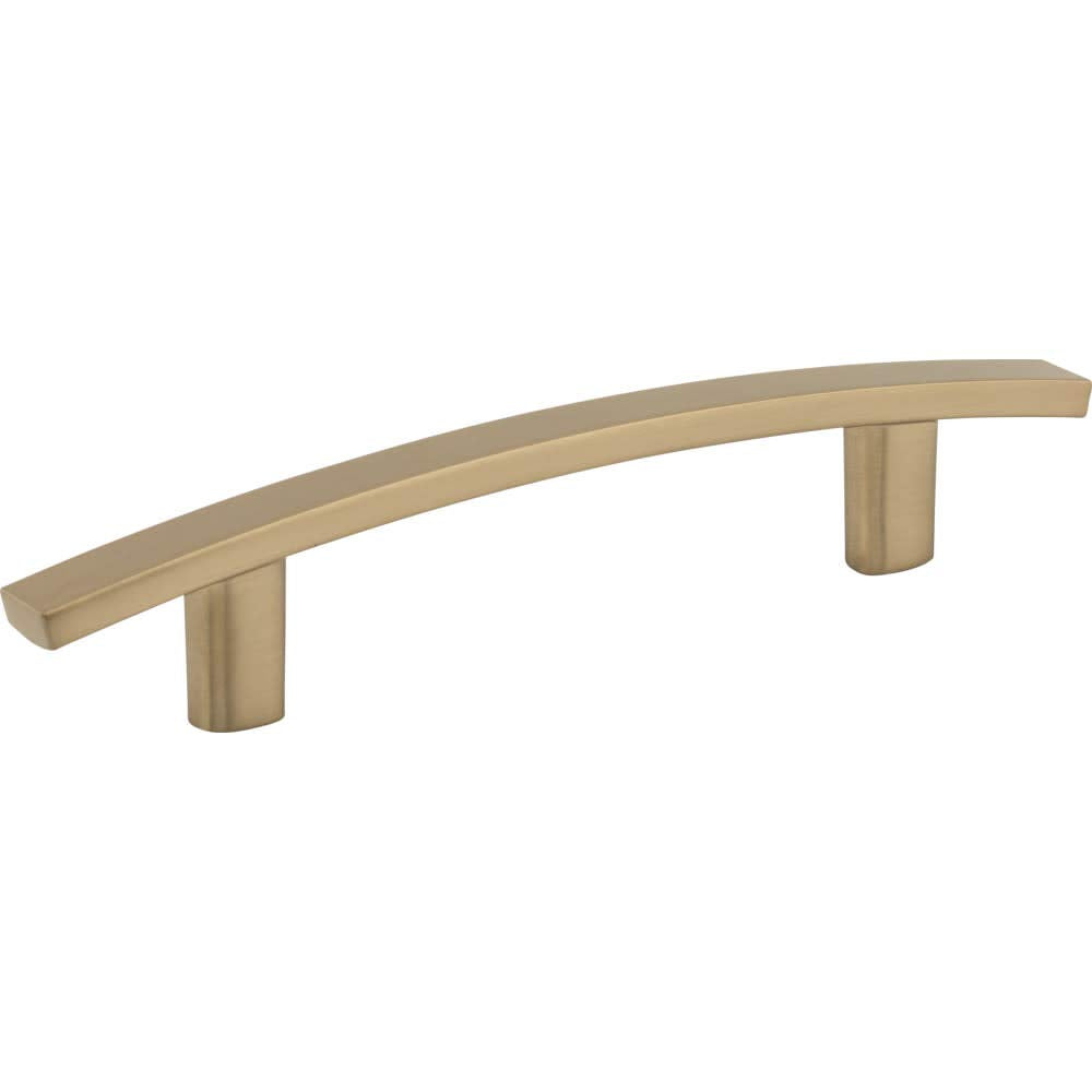 Elements 859-96BNBDL 96 mm Center-to-Center Brushed Pewter Square Thatcher Cabinet Bar Pull