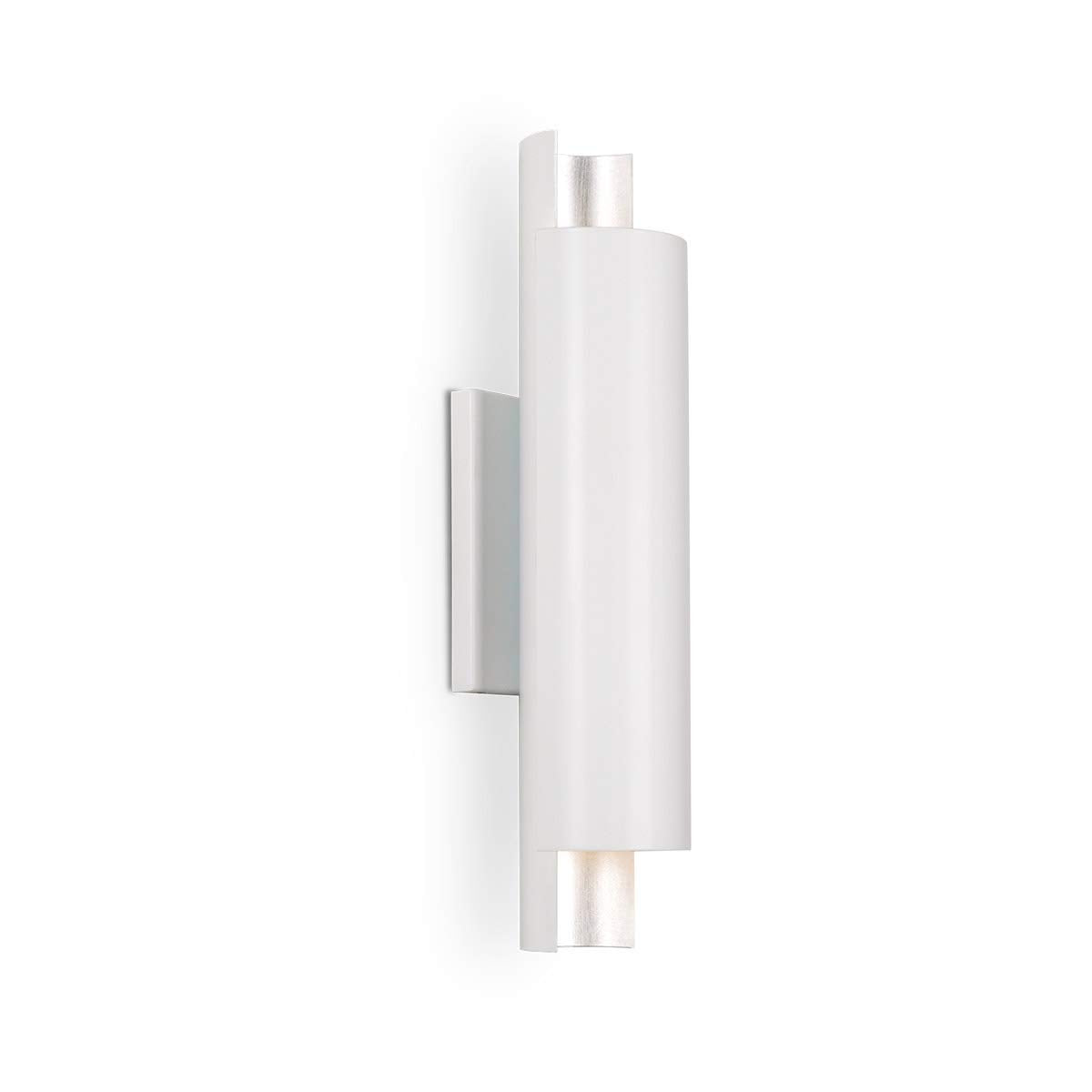 Kuzco WS41216-WH/SV DELA 16" WS White/Silver 120V ELV LED 3000K 90CRI 18W
