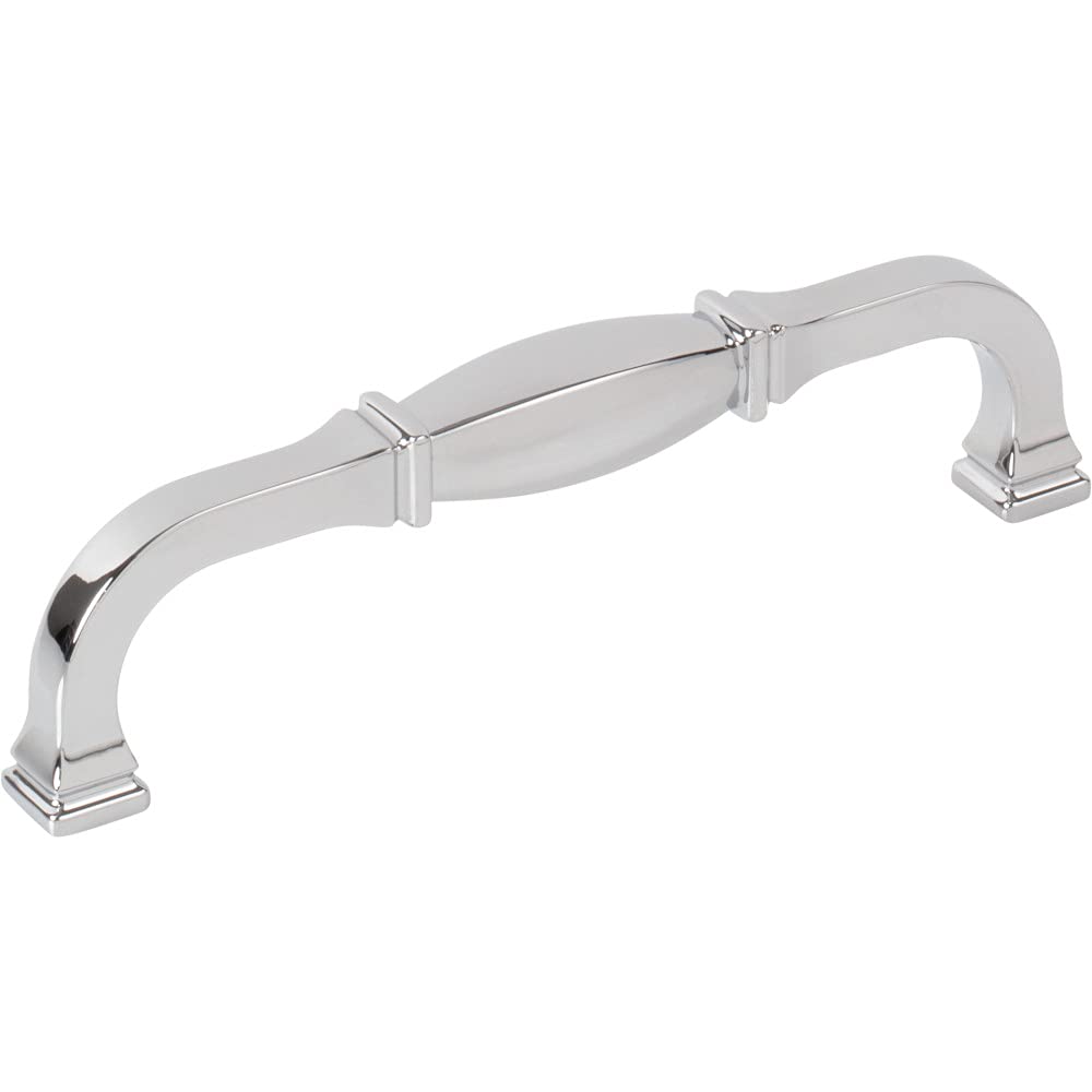 Jeffrey Alexander 278-128PC 128 mm Center-to-Center Polished Chrome Audrey Cabinet Pull