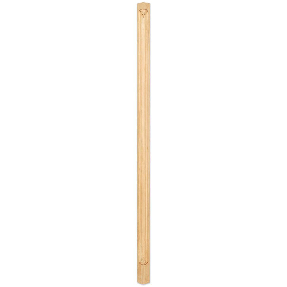 Hardware Resources CP-1-84HMP 2-3/4" W x 2-3/4" D x 84" H Hard Maple Acanthus Corner Post