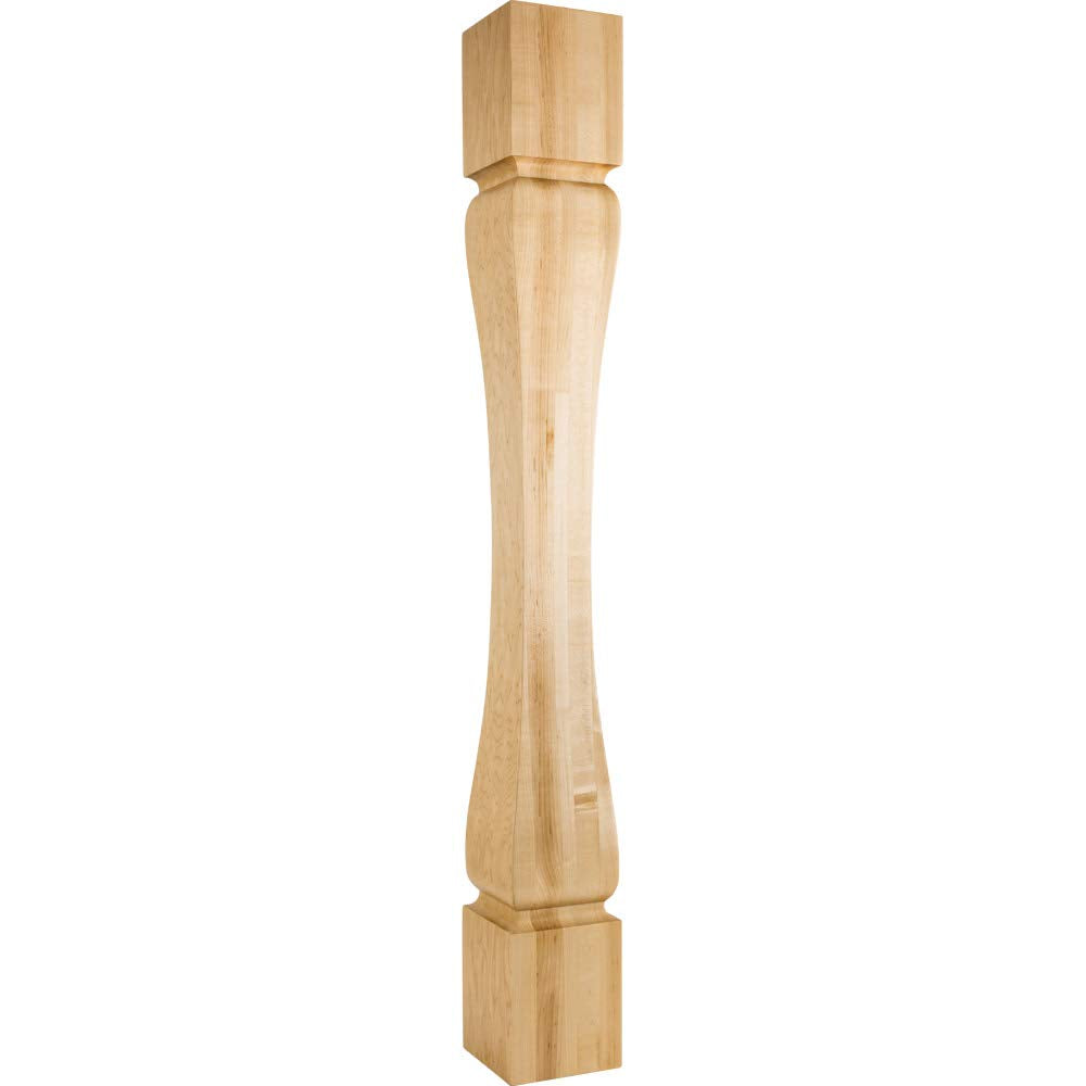Hardware Resources P82-5-42-ALD 5" W x 5" D x 42" H Alder Baroque Minimalist Post