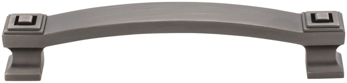 Jeffrey Alexander 585-128DP 128 mm Center-to-Center Distressed Pewter Square Delmar Cabinet Pull