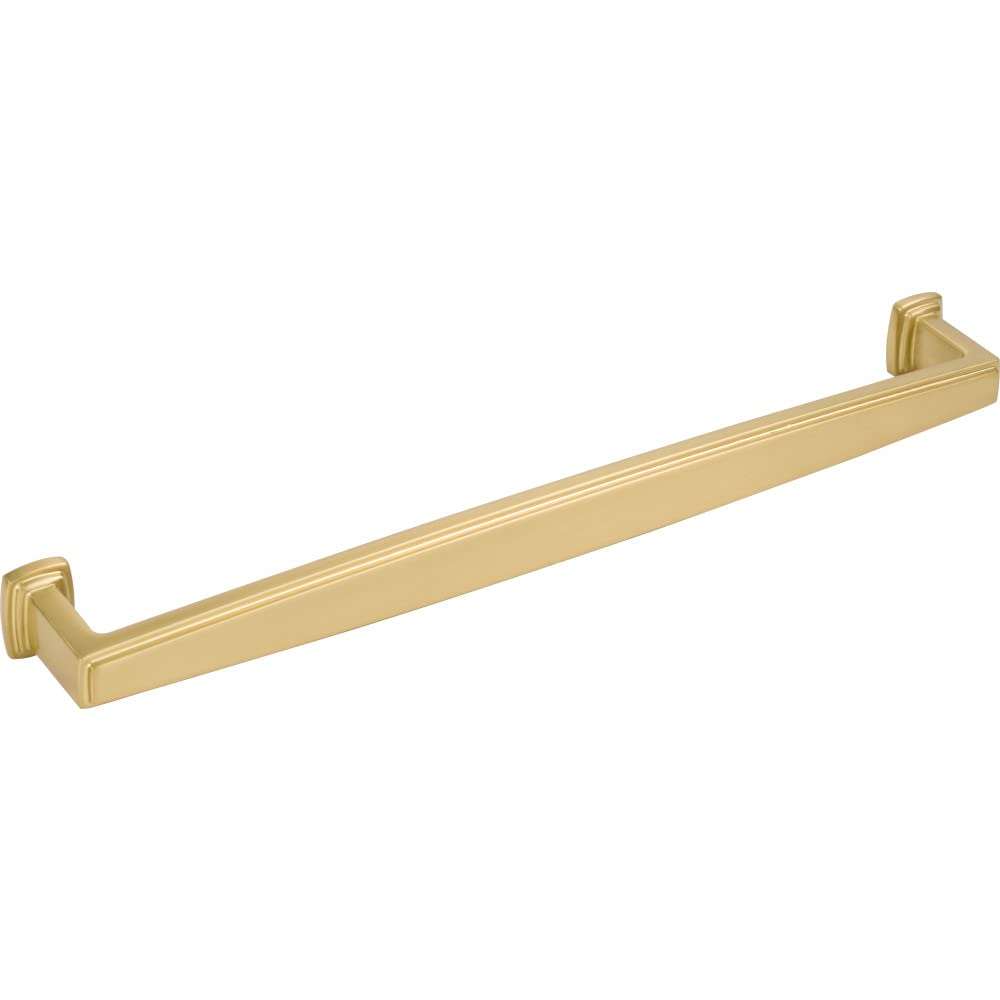 Jeffrey Alexander 171-12BG 12" Center-to-Center Brushed Gold Richard Appliance Handle