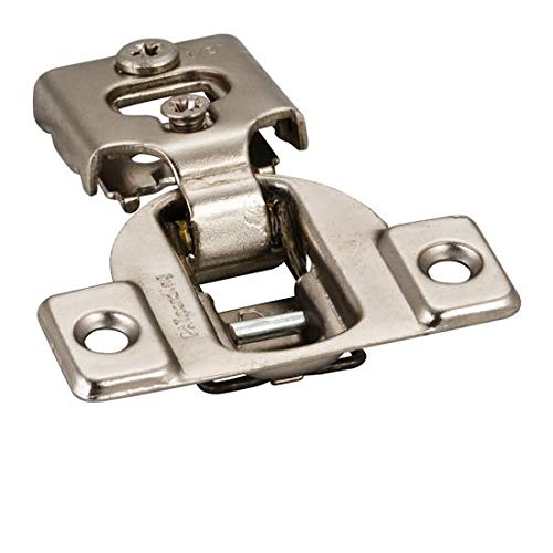 Hardware Resources 3390-R 105° 1/2" Overlay Standard Duty Self-close Compact Hinge without Dowels - Retail Pack