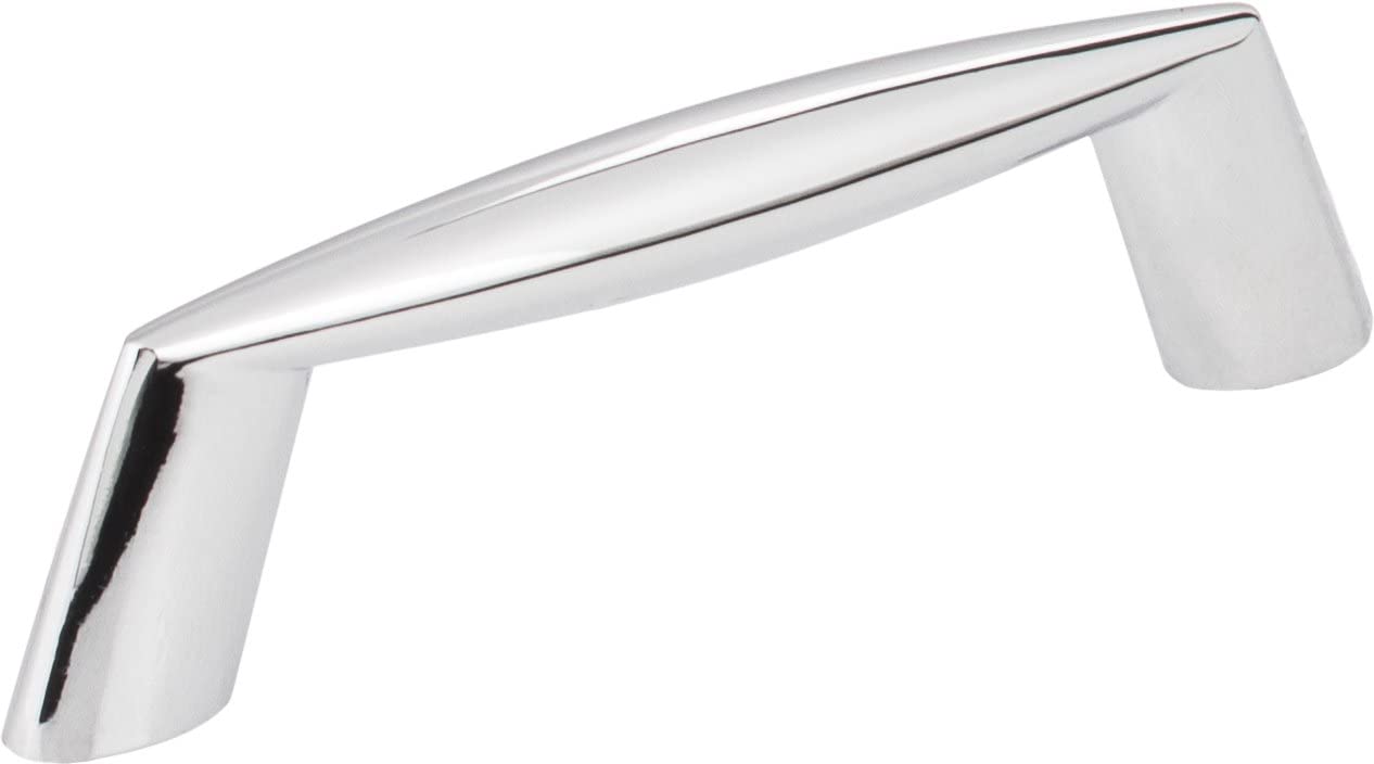 Elements 988-3PC 3" Center-to-Center Polished Chrome Zachary Cabinet Pull