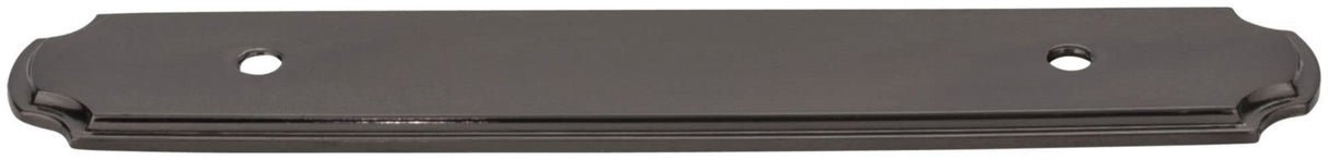 Jeffrey Alexander B812-96ABM-D 6-1/8" O.L. (96 mm Center-to-Center) Distressed Antique Brass Pull Backplate