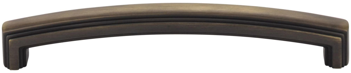 Jeffrey Alexander 519-160ABSB 160 mm Center-to-Center Antique Brushed Satin Brass Delgado Cabinet Pull