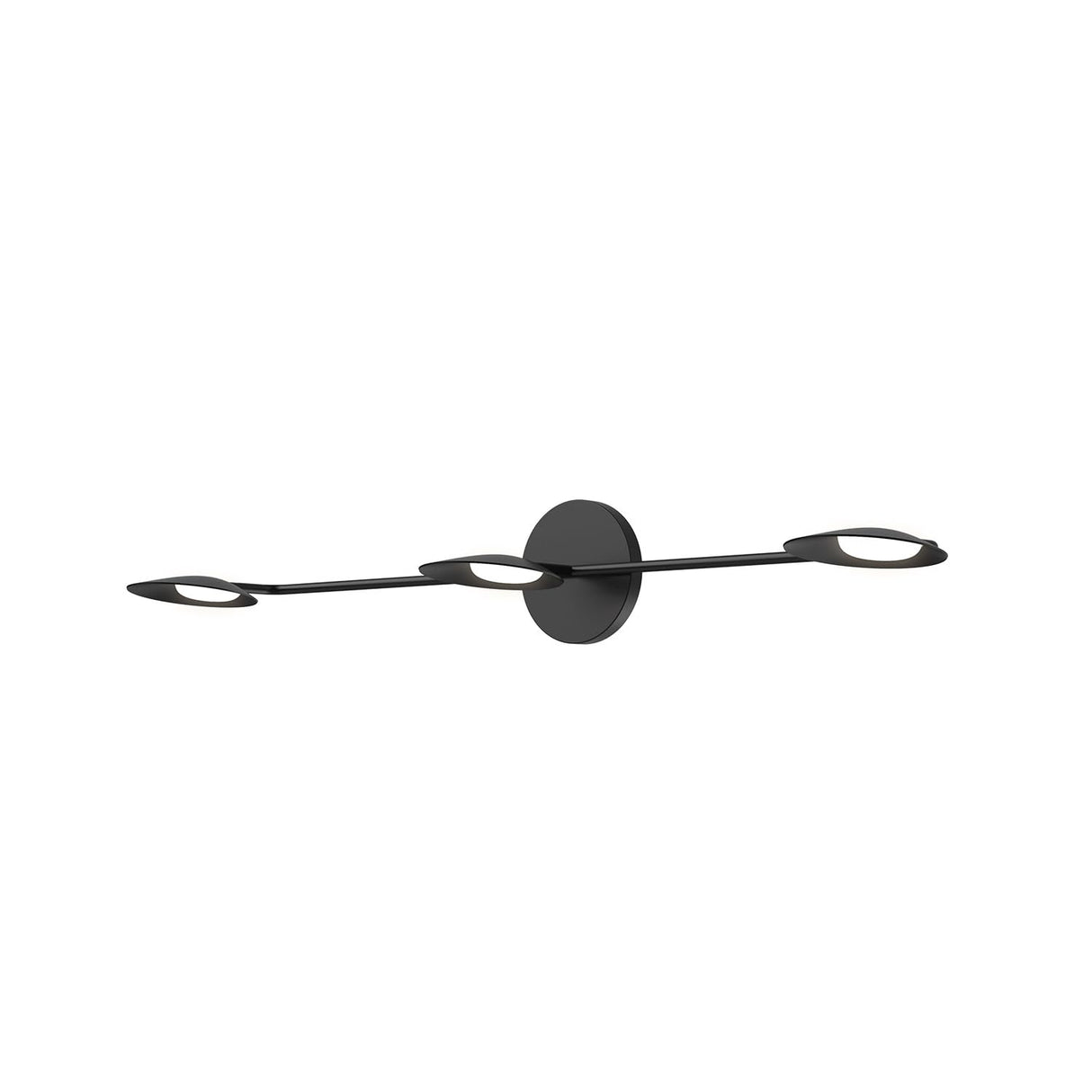 Kuzco VL90133-BK ROTAIRE 33" THREE HEAD VANITY BLACK 21W 120VAC WITH LED DRIVER 3000K 90CRI