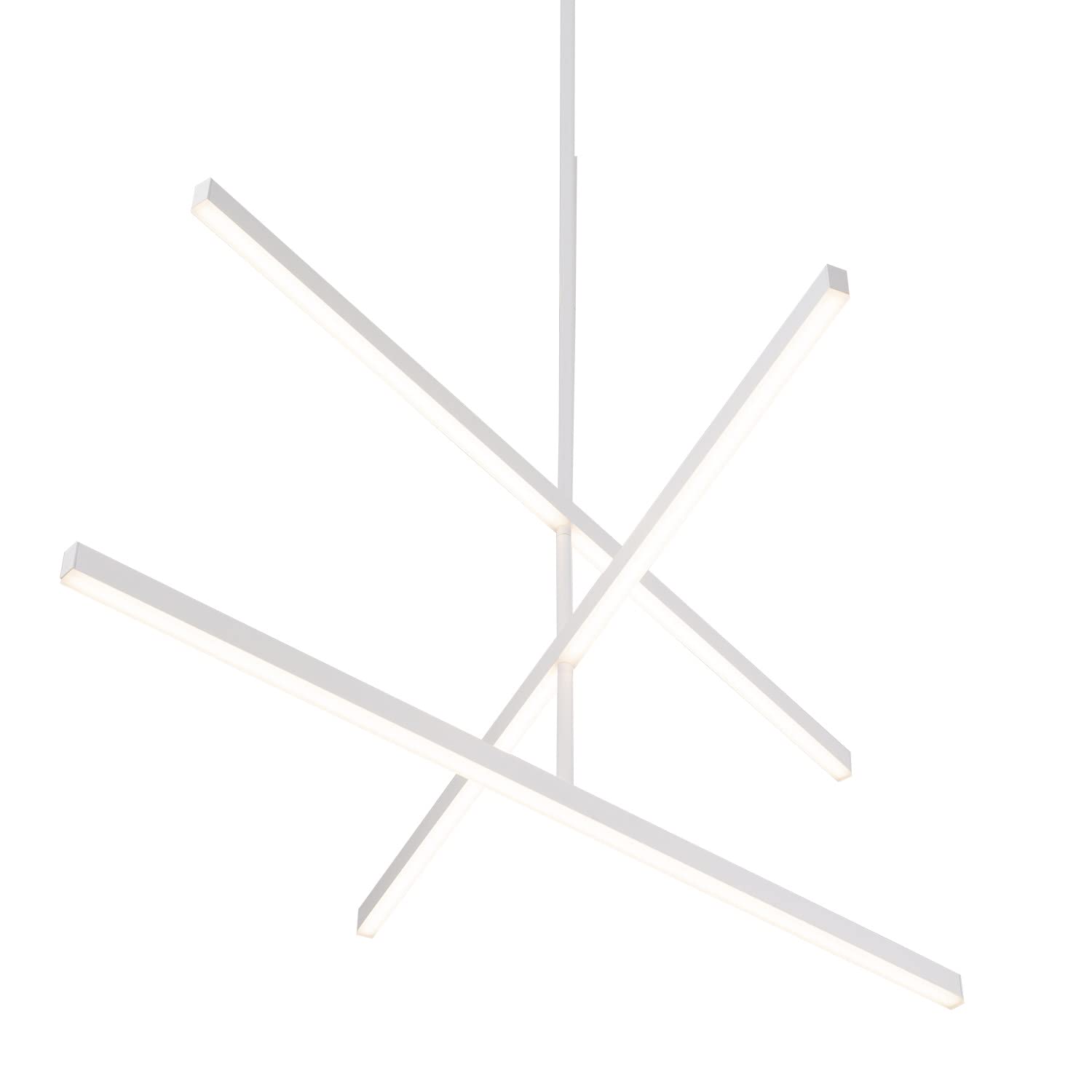 Kuzco CH10356-WH VEGA 56" CH White 120V TRIAC/ELV LED 3000K 90CRI 72W