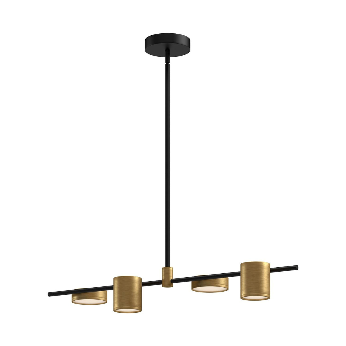 Kuzco LP96840-BK/BG JAYDEN 40" LINEAR PENDANT TEXTURED BLACK 120V TRIAC/ELV LED 3000K 90CRI 28W