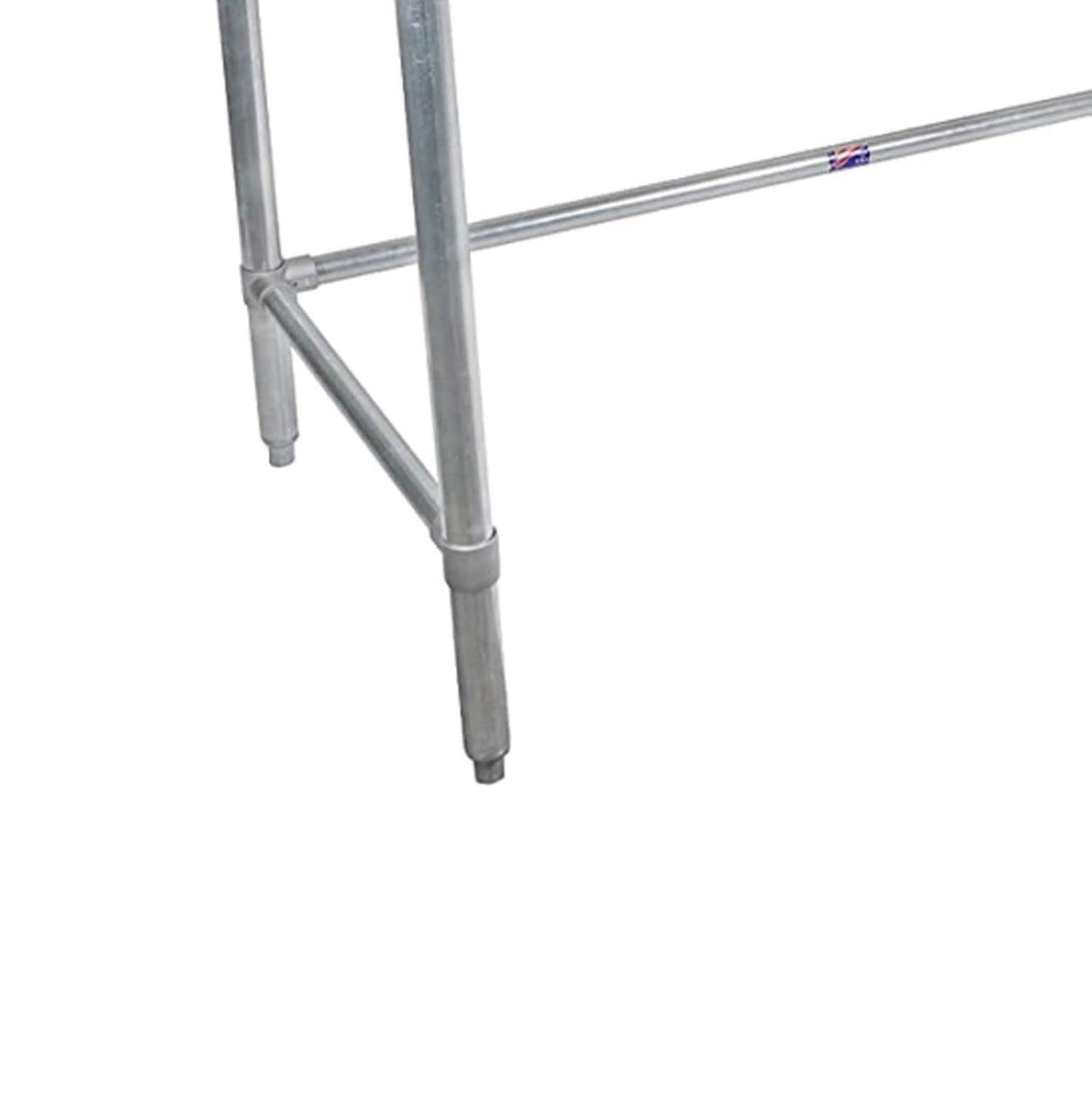 John Boos JNB08 High-Quality Maple Wood Top Kitchen Food Prep Work Table with Galvanized Steel Base, 48 x 30 1.5-Inches