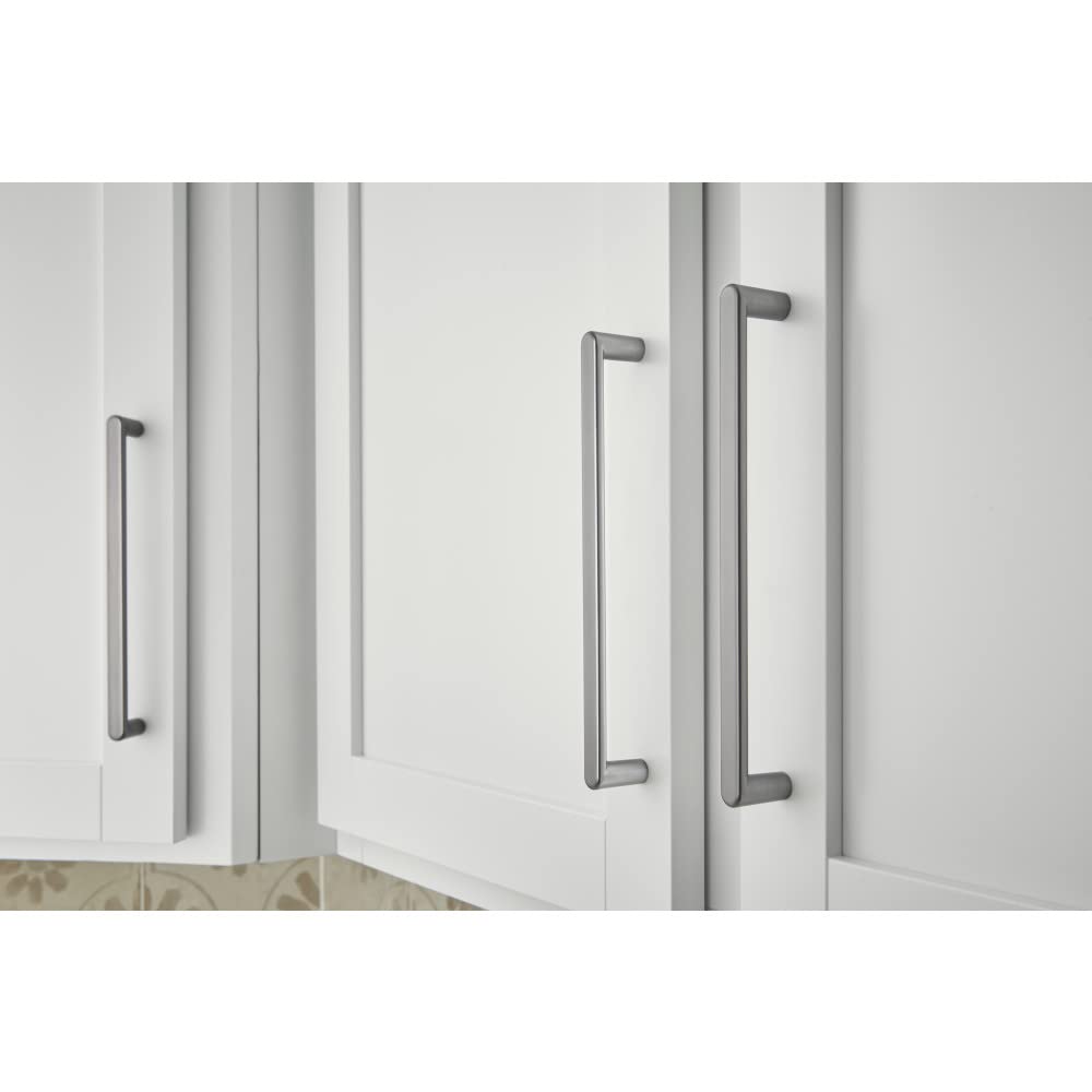 Elements 105-192BNBDL 192 mm Center-to-Center Brushed Pewter Gibson Cabinet Pull