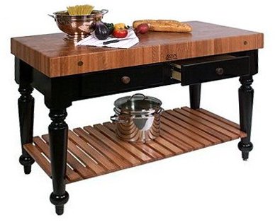 John Boos RN-LR05-SSL Le Rustica LYPTUS Work Table w/Shelf 48x24x34