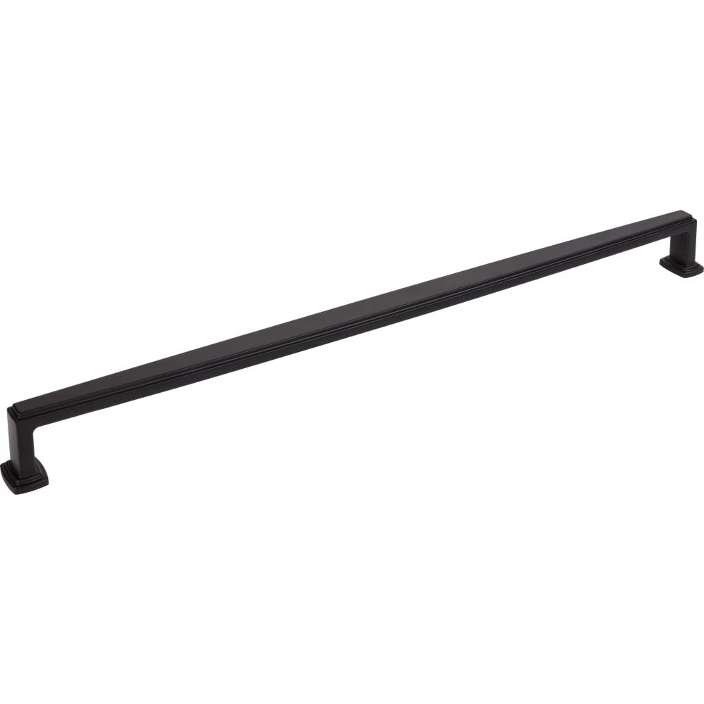 Jeffrey Alexander 171-18MB 18" Center-to-Center Matte Black Richard Appliance Handle