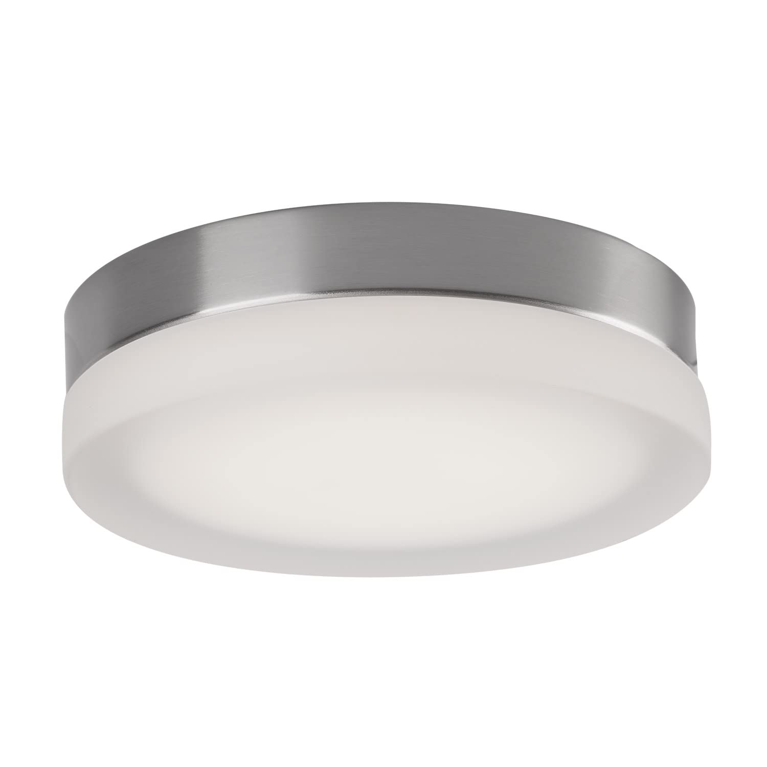 Kuzco FM3511-BN BEDFORD 11" FM Brushed Nickel/Frosted 120V ELV LED 3000K 90CRI 22W