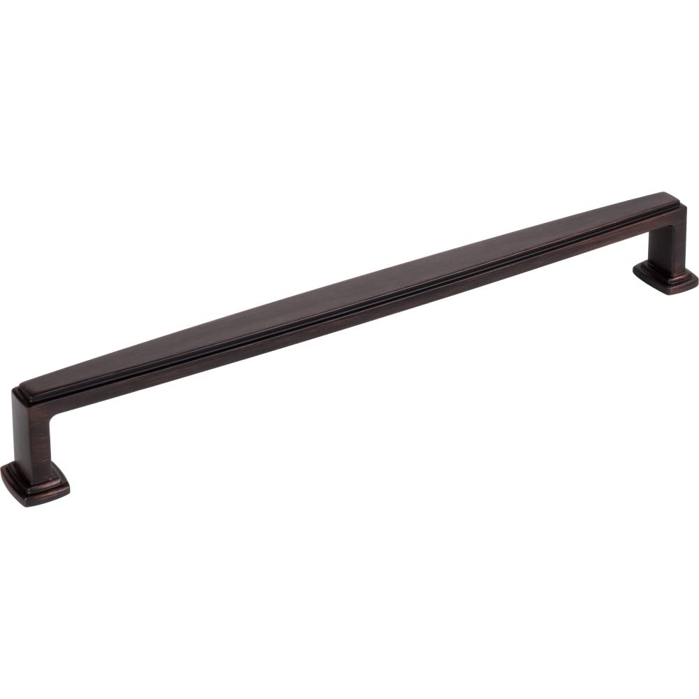 Jeffrey Alexander 171-12DBAC 12" Center-to-Center Brushed Oil Rubbed Bronze Richard Appliance Handle