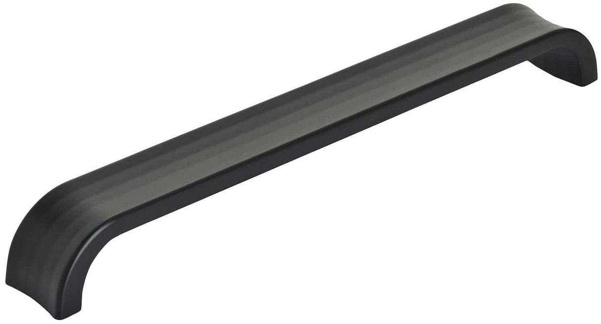 Amerock Cabinet Pull Matte Black 7-9/16 inch (192 mm) Center to Center Concentric 1 Pack Drawer Pull Drawer Handle Cabinet Hardware