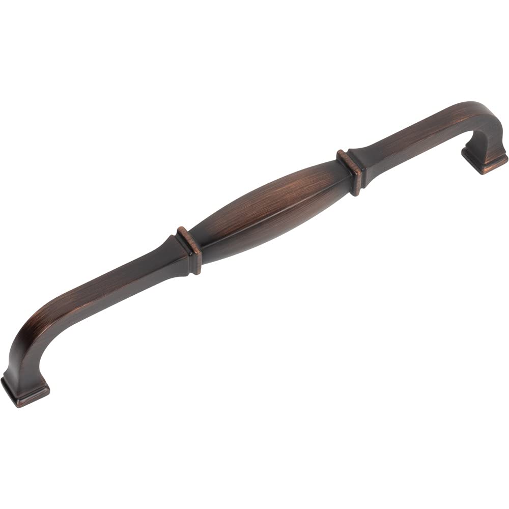 Jeffrey Alexander 278-192DBAC 192 mm Center-to-Center Brushed Oil Rubbed Bronze Audrey Cabinet Pull