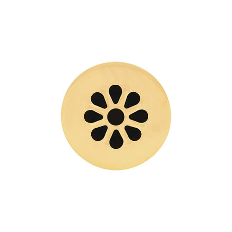 Premier Copper Products D-207PB 1.5-Inch Non-Overflow Grid Bathroom Sink Drain, Polished Brass