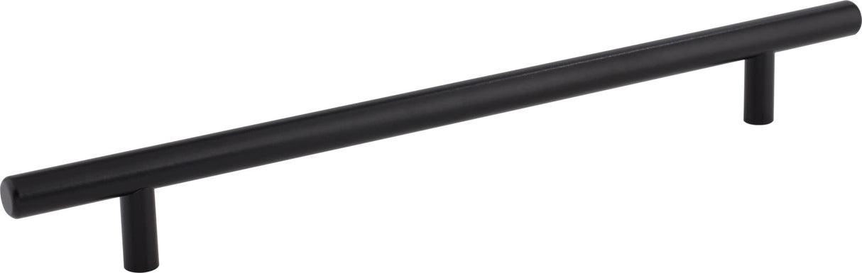 Elements 302SSMB 224 mm Center-to-Center Hollow Matte Black Stainless Steel Naples Cabinet Bar Pull