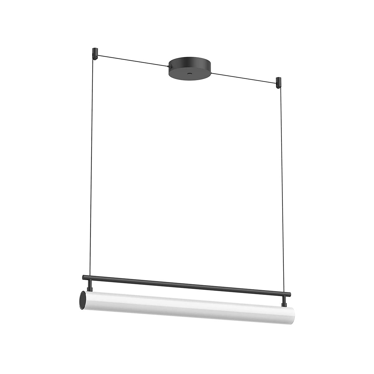 Kuzco LP70130-BK GRAMERCY 30" LP Black 120V TRIAC/ELV LED 3000K 90CRI 30W