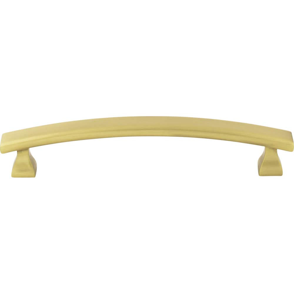 Elements 449-128BG 128 mm Center-to-Center Brushed Gold Square Hadly Cabinet Pull