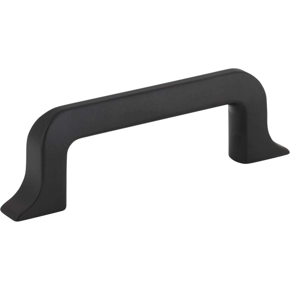 Jeffrey Alexander 839-3MB 3" Center-to-Center Matte Black Callie Cabinet Pull
