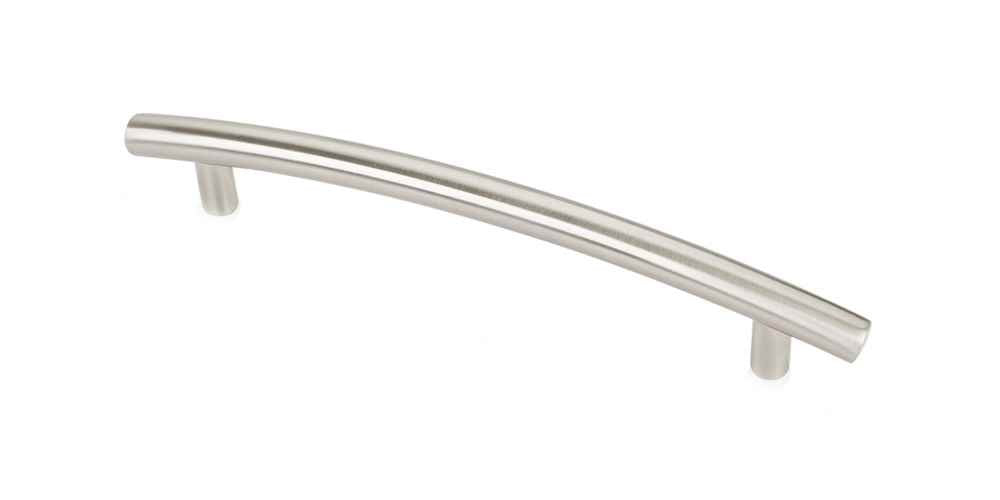 Elements 406-128SN 128 mm Center-to-Center Satin Nickel Arched Belfast Cabinet Pull
