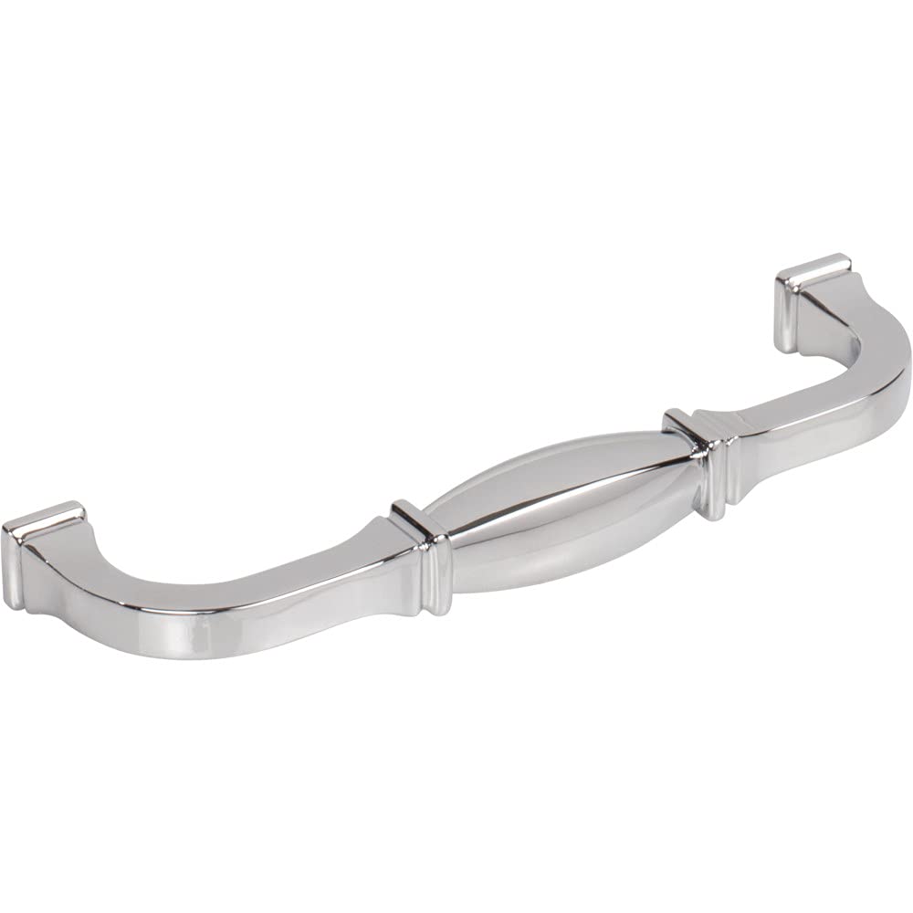 Jeffrey Alexander 278-128PC 128 mm Center-to-Center Polished Chrome Audrey Cabinet Pull