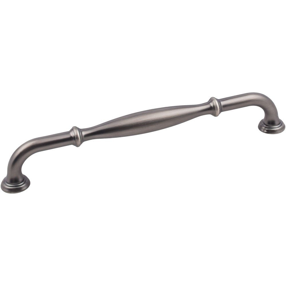 Jeffrey Alexander 658-192BNBDL 192 mm Center-to-Center Brushed Pewter Tiffany Cabinet Pull