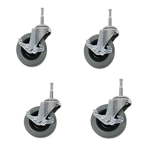 John Boos PCA1-C-CR PCA Block 18X18X10 W/Holder&CASTERS BLOCK W/HOLDER&CAS CRM