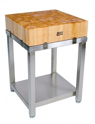 John Boos CUCLA24T Cucina Laforza End Grain Maple Butcher Block Top