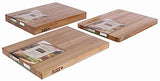 John Boos CHY-RA01-3 Cutting Board w Hand Grips - Set of 3 (18 in. L x 12 W 2.25 H (40 lbs.)) 18X12X2.25 CHY-EDGE GR-REV-PK OF 3-