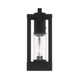 Livex Lighting 20994-91 Delancey - 15.13" One Light Outdoor Post Top Lantern, Brushed Nickel Finish with Clear Glass