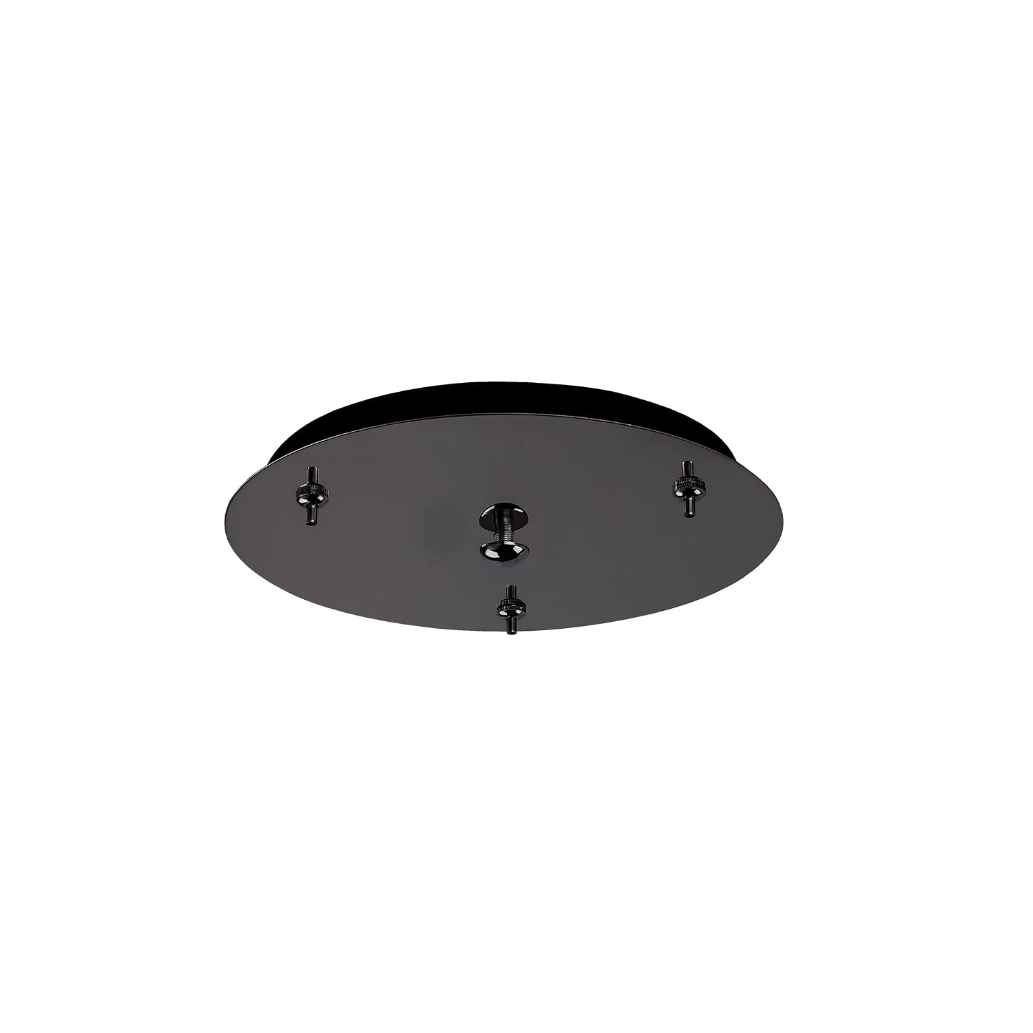 Kuzco CNP03AC-BC 3 Head Canopy SSL/SVT Wire BK-CHROME