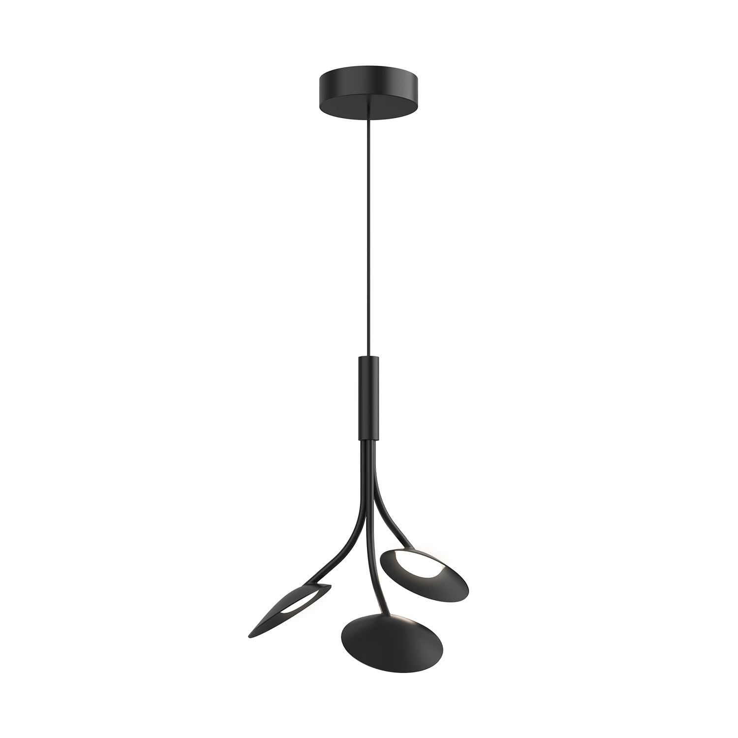 Kuzco PD90115-BK ROTAIRE 32" THREE HEAD PENDANT BLACK 21W 120VAC WITH LED DRIVER 3000K 90CRI