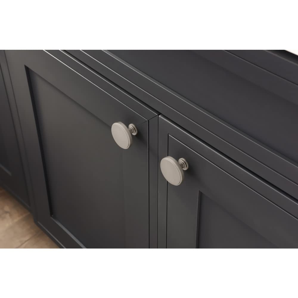 Jeffrey Alexander 171SN 1-1/4" Diameter Satin Nickel Richard Cabinet Knob