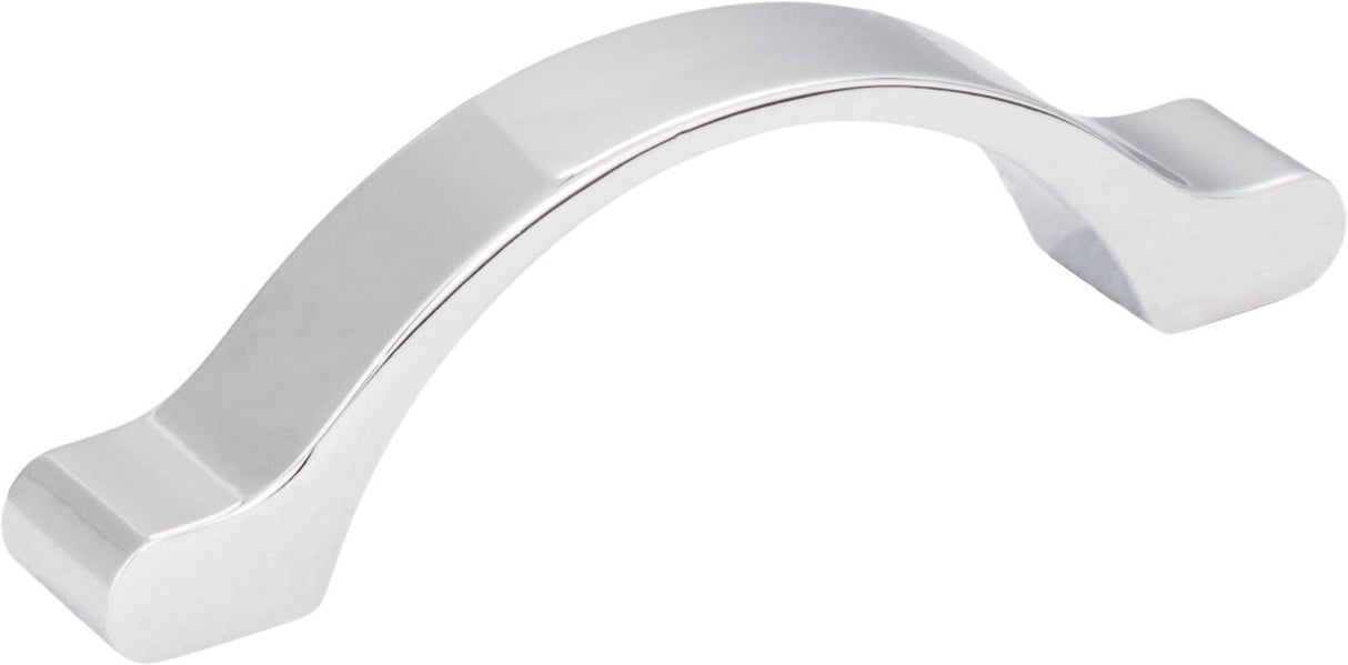 Elements 511-3BNBDL 3" Center-to-Center Brushed Pewter Arched Seaver Cabinet Pull