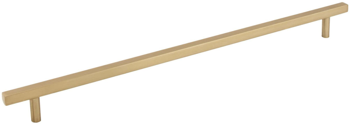 Jeffrey Alexander 845-305SBZ 305 mm Center-to-Center Satin Bronze Square Dominique Cabinet Bar Pull