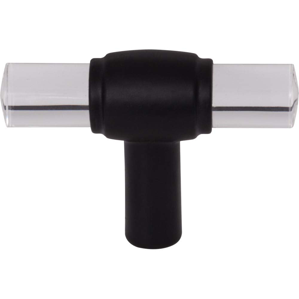 Jeffrey Alexander 775L-MB 2" Matte Black Carmen Cabinet "T" Knob