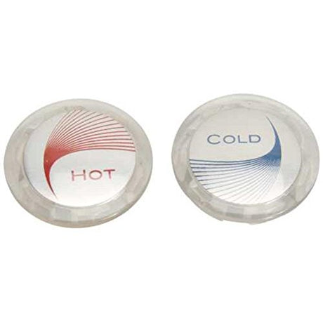 Pfister 9417830 Hot/Cold Button G135 Kitchen Faucet, Red/Blue 941-7830