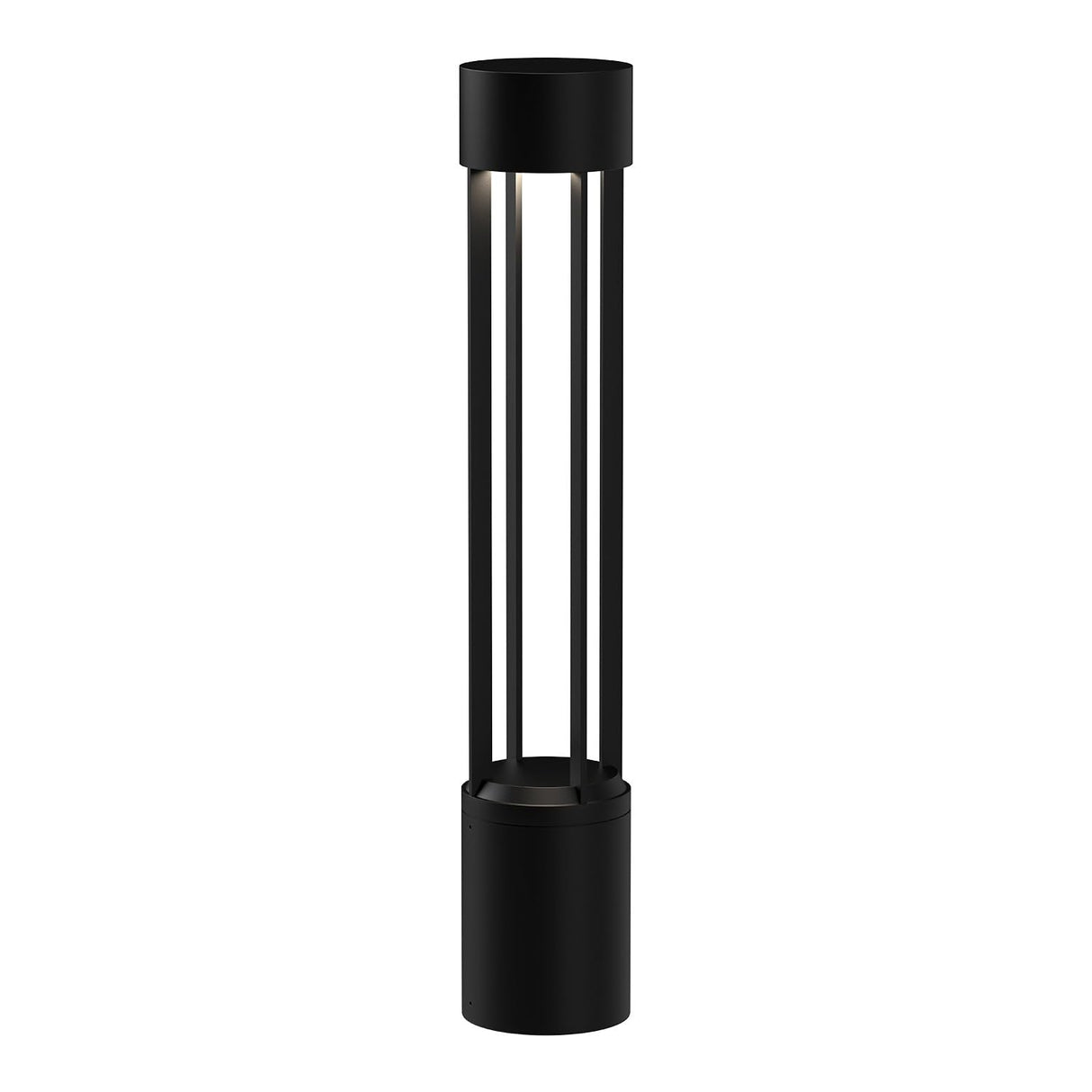 Kuzco EB41936-BK KNOX 36" EXTERIOR BOLLARD TEXTURED BLACK 120-277V TRIAC/ELV LED 3000K 80CRI 24W