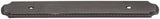 Jeffrey Alexander B812-96R-BNBDL 6-1/8" O.L. (96 mm Center-to-Center) Brushed Pewter Rope Pull Backplate