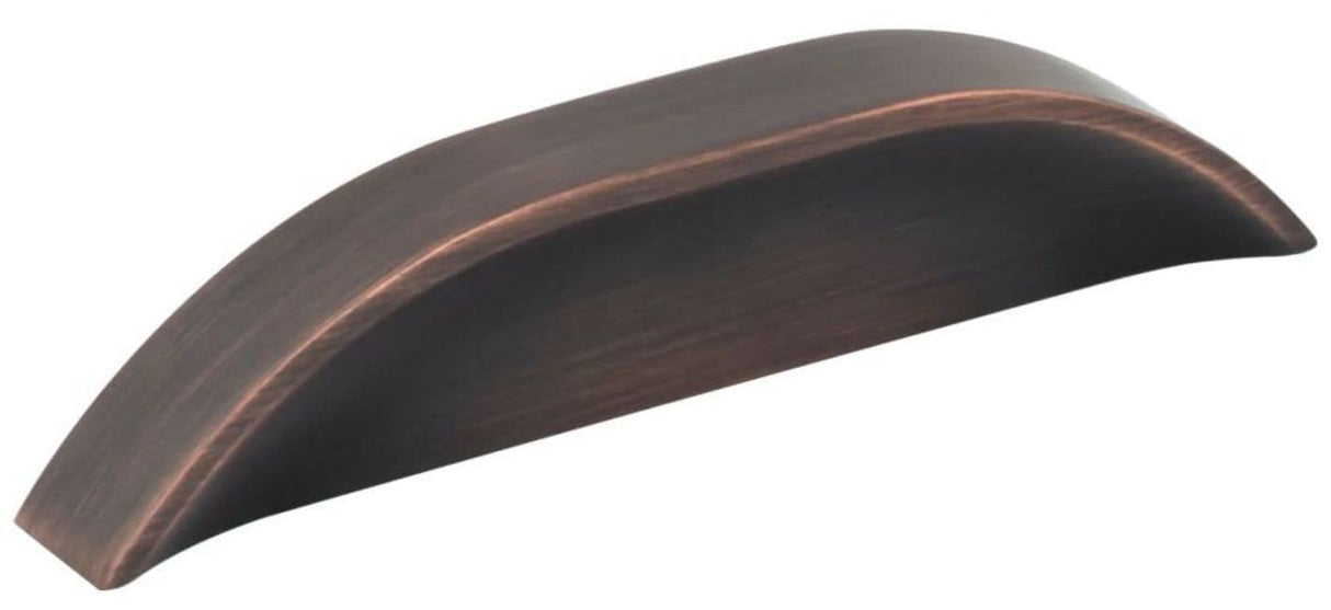 Jeffrey Alexander 484-396DBAC 3" / 96 mm Center-to-Center Brushed Oil Rubbed Bronze Elara Cabinet Pinch Pull