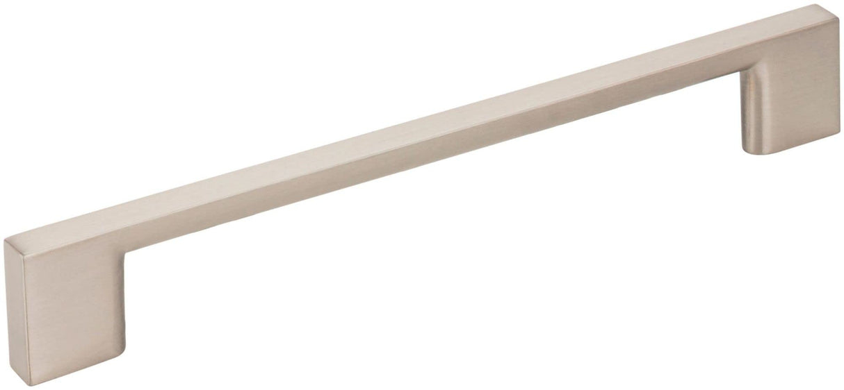 Jeffrey Alexander 635-160SN 160 mm Center-to-Center Satin Nickel Square Sutton Cabinet Bar Pull
